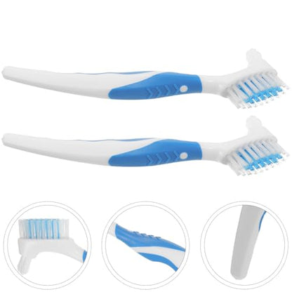 2pcs Double-Head Mini Turtle Shell Cleaning Brush Mud Remover Portable Aquatic Tortoise Shell Maintenance Tool for Household Reptile Health