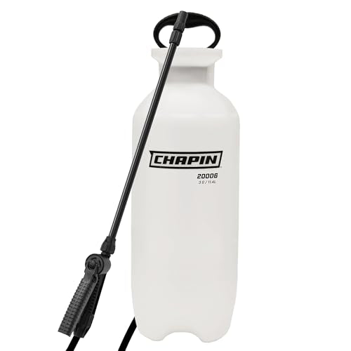 Chapin 3-Gallon Pump Sprayer, Multi-Use for Home & Garden | Lightweight build; ideal for lawn and garden tasks, covers weed control, feeding plants and cleaning with adjustable nozzle - size: 3 Gallon Sprayer