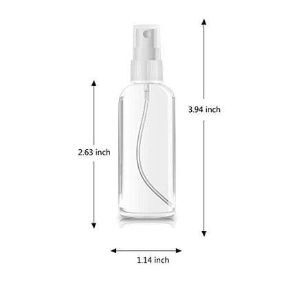 2 Pack Small Spray Bottles 1oz Clear Plastic Empty Refillable Mini Spritzer | Water Essential Oils Perfume Atomizer Spray Bottle, Fine Mist Travel Size Spray Bottles for Face Cleaning Gardening Skin Care - color: 2 Pack, size: 1 Ounce