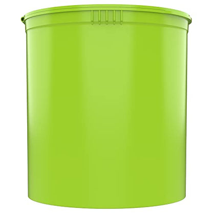 90 Dram CR Plastic Packaging Pop Top Containers - Child Resistant Travel Holder Vial Bottles - 60 qty (Lime Green) - color: Lime Green