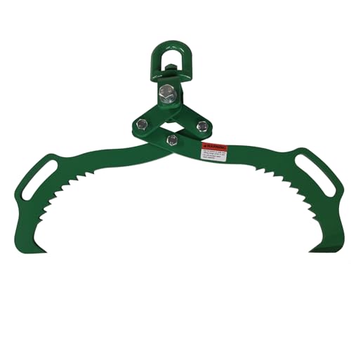 2 Serrated 18in Swivel Claw Hook,Log Lifting Tongs, Heavy Duty Grapple Timber Claw,Lumber Skidding,Log Lifting -18in - size: 18in
