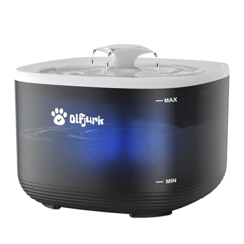 101.4oz/3L Automatic Pet Fountain Cat Water Fountain Dog Water Dispenser with Replacement Filters for Cats, Dogs, Multiple Pets