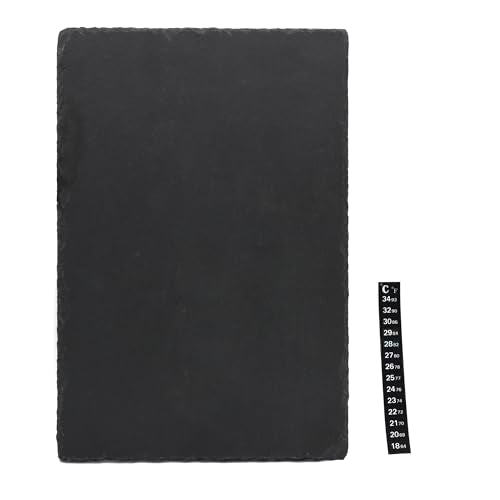 Slate Tiles for Reptiles, Food Bowl Dish Feeding Slate Tortoise 30 x 20cm | Habitat Accessories for Reptiles Tank