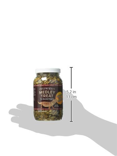 Fluker's Bearded Dragon Medley Treat Food,3.2-Ounce (72023),(Pack of 2) - size: 3.2 Ounce (Pack of 2)