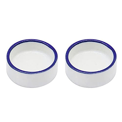 Bowls Terrarium Feeding Worm Dish Mealworm Feeder Dish Ceramic Bowl for Snake Spiders Water Bowl