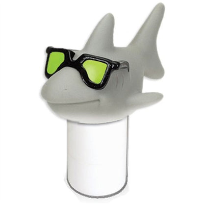 SWIMLINE HYDROTOOLS 87271 Shark Large Capacity Pool & Spa Chemical Dispenser | Compatible With Bromine & Chlorine Supports 1-3’’ Tablets | Adjustable For Customizable Flow Rate | Cost Effective - color: Cool Shark