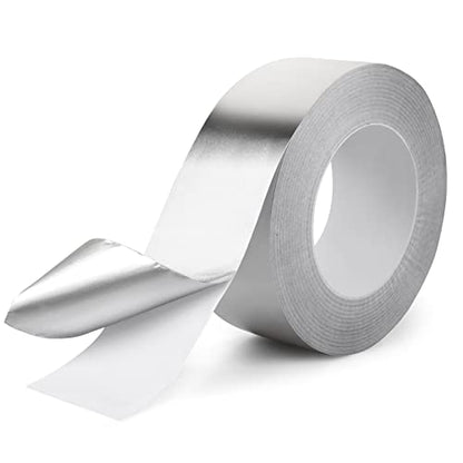 Romeda Aluminum Tape, 2 Inch x 164 Feet, Silver, 3.9 Mil, Heavy Duty, Heat & UV Resistant, HVAC & Ductwork - size: 2 inch x 164 Ft