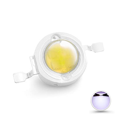 CHANZON 10 pcs High Power Led Chip 5W Cool White 10000K - 15000K | (600mA - 700mA / DC 6V - 7V / 5 Watt) Super Bright Intensity SMD COB Light Emitter Components Diode Bulb Beads DIY Lighting - color: D) Cool-white (10000k)