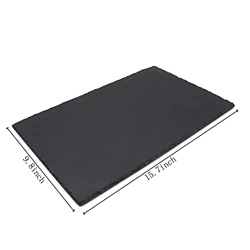 Slate Tiles for Reptiles Food Bowl Dish Feeding Slate 40 x 25cm | Tortoise Habitat Accessories, For Reptiles Tank