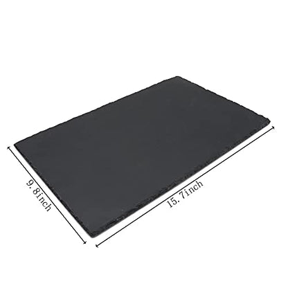 Slate Tiles for Reptiles Food Bowl Dish Feeding Slate 40 x 25cm | Tortoise Habitat Accessories, For Reptiles Tank