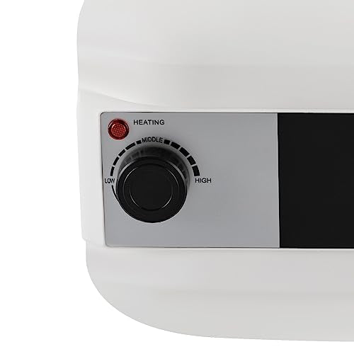 Electric Mini Tank Water Heater 1.5kw, 1.6Gal Under Sink Water Heater | Fast Heating | Adjustable Range from 86-149°F | Ideal for Sinks, Kitchens, Bathrooms, and Rvs | 9.06''L* 9.06''W *12.8''H