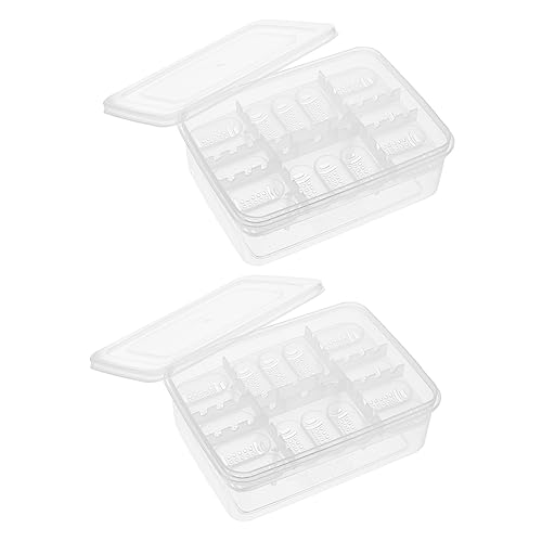 Abaodam 16-Hole Reptile Egg Incubator Box 2PCS Professional Hatching Tray for Gecko and Lizard Eggs Reptile Breeding Supply Cover