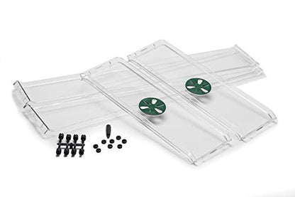93807 Domed Propagator, 2 Height Extenders, Green - size: 2 Side Extenders with no Clip Set