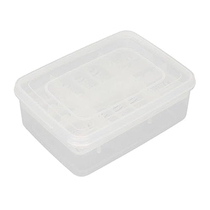 GLOGLOW 16 Grid Reptile Incubator, Plastic Construction, Transparent Design for Efficient Reptile Egg Hatching, Perfect for Breeding Reptiles 6.6x4.8x2.4in