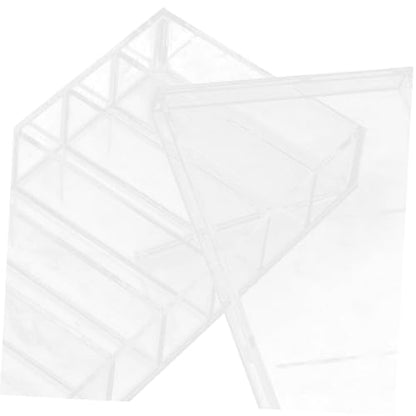 Mipcase Acrylic 6-Well Incubation Box with Lid for Laboratory Specimen Observation, Fish and Reptile Breeding, Easy-Clean Aquarium Breeder Tray