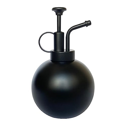 Stainless Steel Plant Sprayer, Small Watering Can, Modern Gardening Tool for Indoor Potted Plants - color: 17oz/matte black
