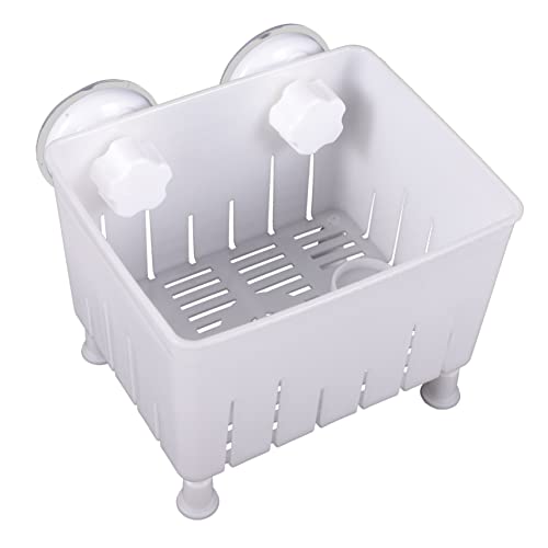 Didiseaon 2sets Aquarium Breeding Box Tortoise Isolation Container Suction Cups Fish Breeder Holder Easy Installation for Fish and Reptiles
