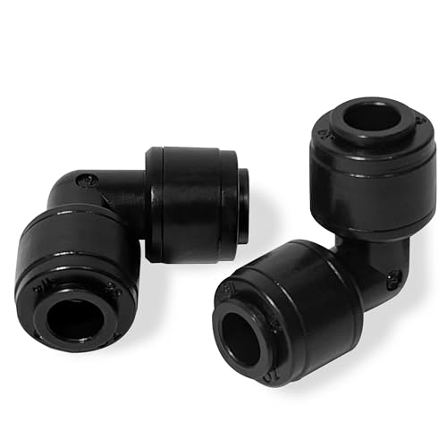 30 Pack Quick Connect 1/4" Drip Irrigation Elbow Coupling Connector,Universal 90 Degree Elbow Fitting for 1/4 Inch Irrigation Tubing,Leak Free Fittings for Sprinkler or Drip Irrigation System - size: 30PCS 1/4" Elbow Coupling Connectors