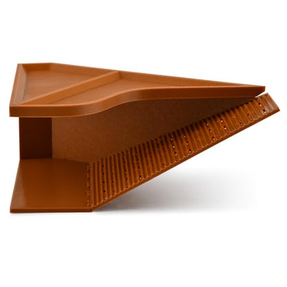 Hermit Crab Hideout with Dual Food Bowls, Hermit Crab Habitat with Climbing Tunnel and Viewing Window, Hermit-Crab Tank Accessories for Gecko Frog Tortoise, 4.72x6.3x2.75inch