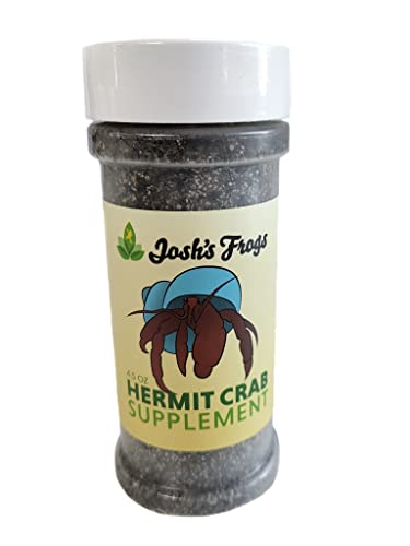 Josh's Frogs Hermit Crab Mineral Supplement Blend, 4.5 oz | Greensand Earthworm Castings Calcium