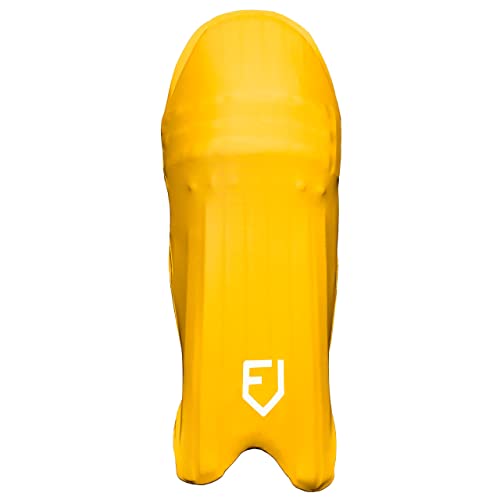 FORZA Cricket Pad Covers for Batting & Wicket Keeping Pads – Universal Fit Lycra Leg Guard Covers, Junior & Adult Sizes, Lightweight & Durable - color: Yellow, size: Batting Pad Cover