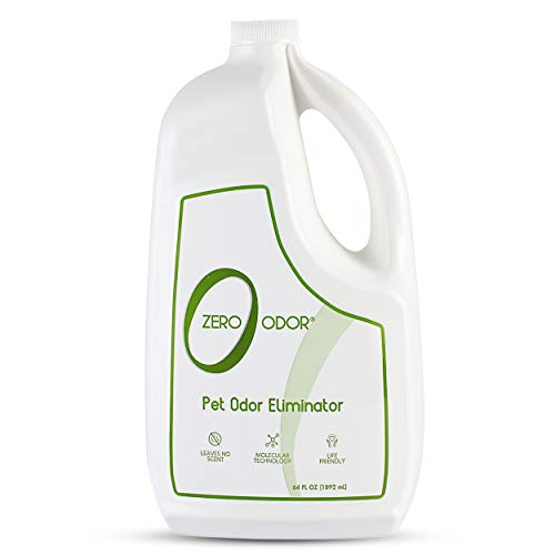 Zero Odor Pet Odor Eliminator Refill for Dog & Cat Urine, Carpet Deodorizer | Enzyme-Free, Urine Smell Eliminator for Pet Beds, Litter Areas & Furniture, No Lasting Scent, 64 FL OZ - size: 64 Fl Oz (Pack of 1)