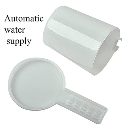 Auto Cricket Feeder & Keeper - Tube & Cup Feeding, Water Bottle & Crystals for Breeding