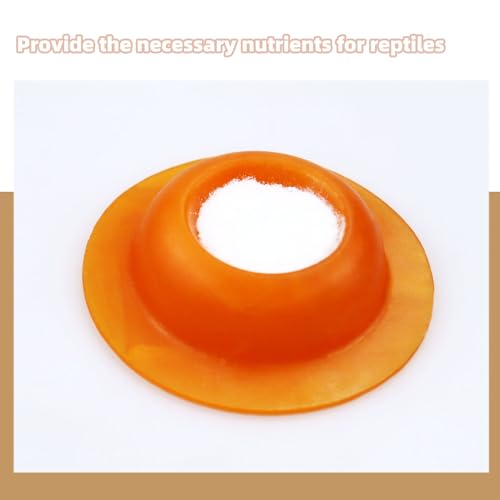 2 Pack Gecko Calcium Dish for Leopard Geckos Reptiles Small Pets Leopard Gecko Food Dish Calcium Bowl Reptile Water Dish Food Bowl