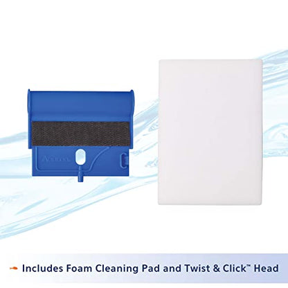 Aqueon ProScraper 3.0™ Foam Cleaning Pad & Twist & Click™ Head - size: One Size, style: Foam Cleaning Pad With Twist & Click Head