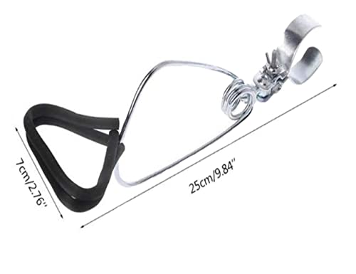 TWDRTDD Adjustable Clamp Lamp Stand Fixture for Reptile Light clamp,E27/E26 lamp Socket Clip, Reptile Pet Heating Light Lamp Clamp Holder for Ceramic Bulbs Heater,IR Heat Lamp (Pack-1)