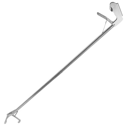 BESPORTBLE Snake Capture Hook Garbage Collector Snake Tong Crab Tools Snake Clips Reptile Tweezers Snake Pole Grabber and Catcher Grabber Tool to Feed Lizard Elder Stainless Steel
