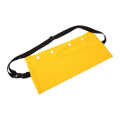 Portable Reptile Travel Carrier Sling Bag with Adjustable Strap Canvas Material Yellow for Bearded Dragon Lizard Guinea Pig Outdoor Use