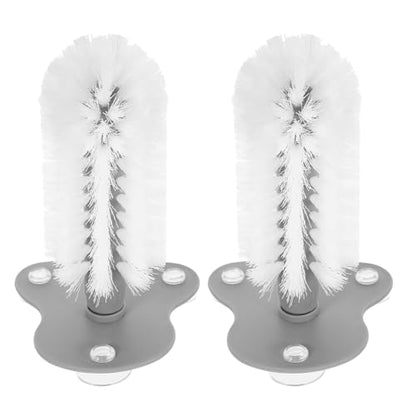 Turtle Shell Scrub Brush Abs Turtle Brush 2pcs with Suction Cup Easy Installation Cleaning Accessories for Aquarium and Tank Supports Aquatic Environment