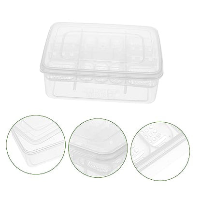 GALPADA Egg Incubation Tray 16 Compartments Reptile Hatchery Breeding Box Pet Supply Easy to Observe Birth of Reptiles