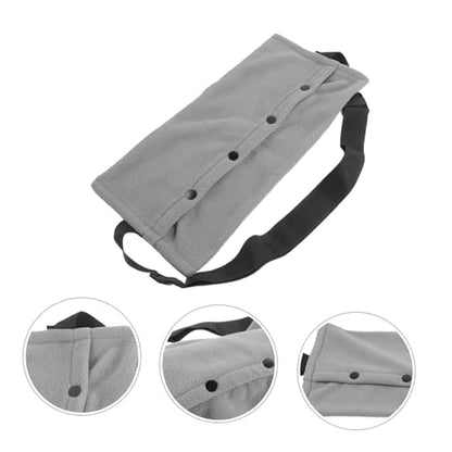 LIOOBO Bearded Dragon Sling Carrier Bag for Small Pets Adjustable Strap Reptile Travel Pouch Lightweight Canvas Design for Easy Outdoor Use for Lizards and Snakes
