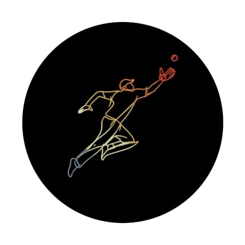 Cricket Keeper Sketch Vintage Look PopSockets Standard PopGrip - style: Standard