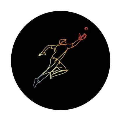 Cricket Keeper Sketch Vintage Look PopSockets Standard PopGrip - style: Standard