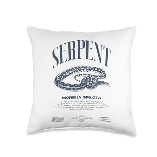 Carpet Python Modern Reptile Keeper Streetwear Throw Pillow - size: 16x16