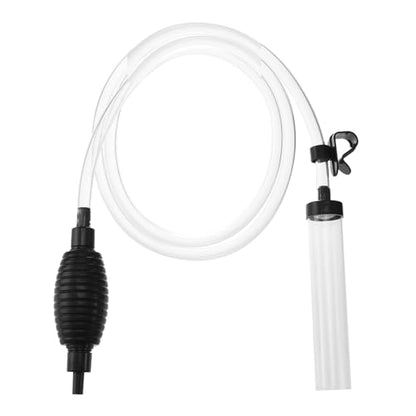 7ft Aquarium Siphon Vaccum Cleaner Fish Tank Water Changer for Cleaning Gravel & Sand - size: 7ft