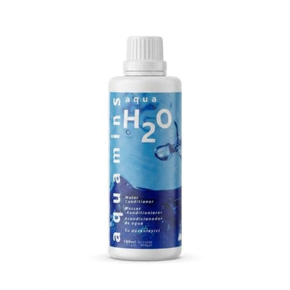 Aqua H2O Aquarium Water Conditioner - 100ml / 3.38 fl oz - Supports Fish Protective Coat & Natural Well-Being - Safe for Freshwater & Saltwater Tanks - size: 100ml/3.38fl oz