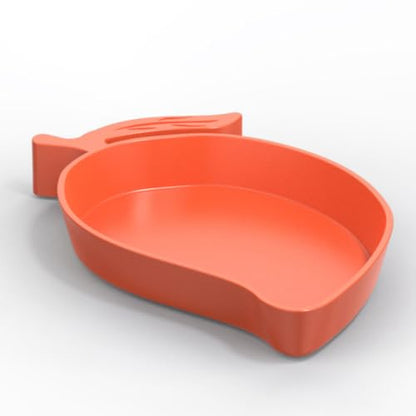 TOYANDONA Escapeproof Reptile Feeding Bowl for Bearded Dragon and Lizard, Safe Abs Material Food and Water Dish for Terrarium Use