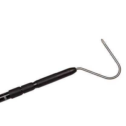 Snake Hook Reptile Grabber Rattle Snake Catcher,Professional Aluminum Alloy with Telescopic Rod and Lock, Comfortable Grip Handle for Catching,Controlling,Moving (53 inch Snake Hook)