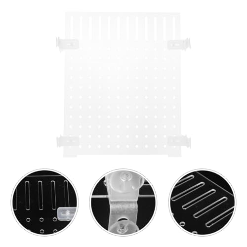Aquarium Fish Tank Divider Acrylic Isolation Board Transparent 11.81X9.84 Inch Fish Tank Separator for Breeding and Aquarium Supply