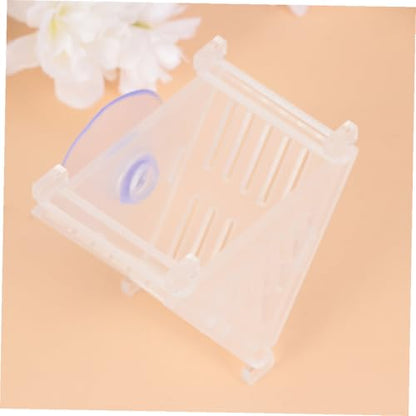 Acrylic Large Feeder Cup Automatic Fish Tank Feeder Worm Feeding Dish for Shrimp and Large Fish Aquarium Supplies