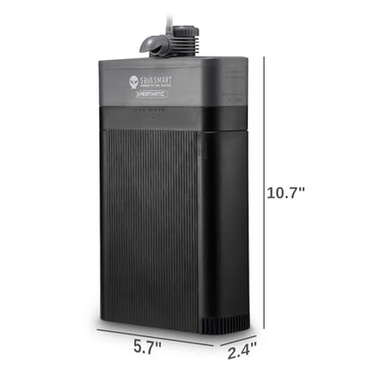 XpertMatic Aquarium Filter 220GPH, Submersible Powerful Pump for 20-50 Gal | Built-in 9W Clean Light, Gallon Tank, Fish Tank Filter, for Pond Turtle Tank Saltwater Freshwater