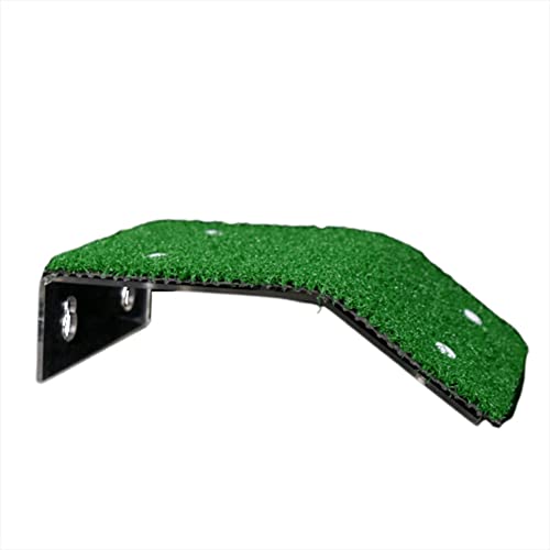 Gigicloud Turtle Basking Platform Simulation Turf Climbing Turtle Drying Table Simulation Grass Turtle Ramp for Turtle Tank, for Small Reptile Frog Terrapin - color: Small