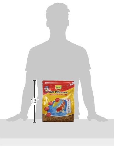 Tetra Pond Koi Vibrance Soft Sticks, Floating Pond Fish Food, 2.42 lbs | Daily Diet for Koi Fish and Ornamental Goldfish, Feed When Water is Above 50 Degrees, Highly Digestible, Clean & Clear Water - size: 2.42 Pound (Pack of 1)