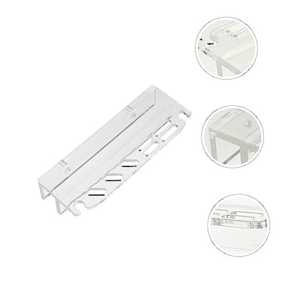 Toddmomy Fish Tank Tool Holder Plant Holder for Aquarium Algae Scraper Storage Rack Simple Installation Design