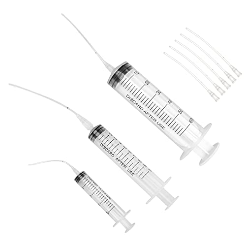 balacoo Bird Feeding Syringe Set with Tubes 3 Sizes 1.69Oz 0.85Oz & 0.34Oz Capacity Clear Plastic Hand-Feeding Tool for Baby Parrots Pigeons Doves and Snakes Includes 5 Thin Injecting Tubes