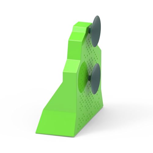 Ventilated Feeder Bowl With AntiEscape Design And Suction Base For Secure Placement In Reptiles Habitats